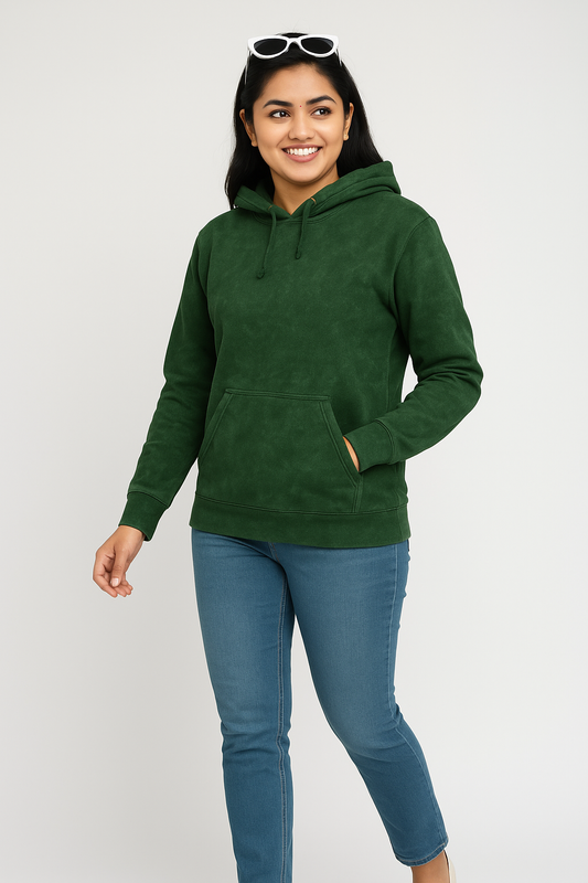Unisex - Classic Acid Wash Hoodie – Premium Cotton Sweatshirt - Plain