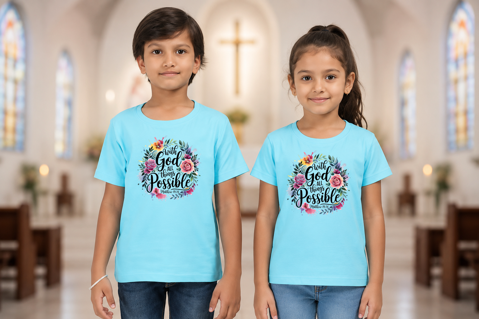 Classic Kids Cotton Tee – Perfect for Daily Adventures