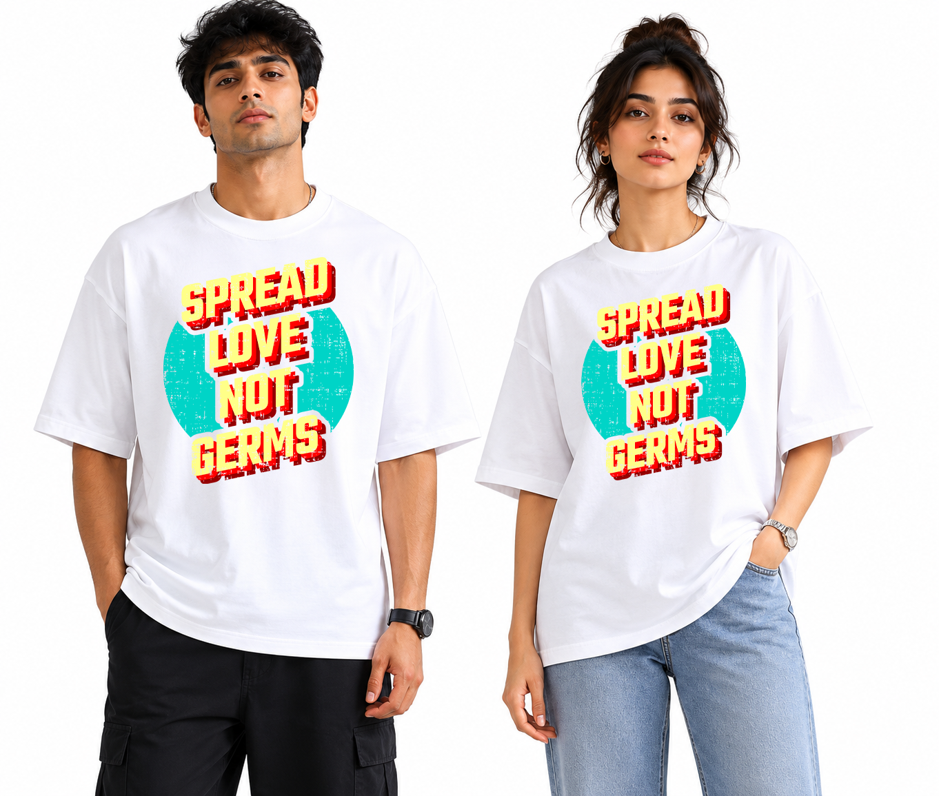 Anime Printed Oversized Terry T-Shirt
