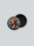 Faith-Filled Christian Badge – 75mm Inspirational Pin (Pack of 2)