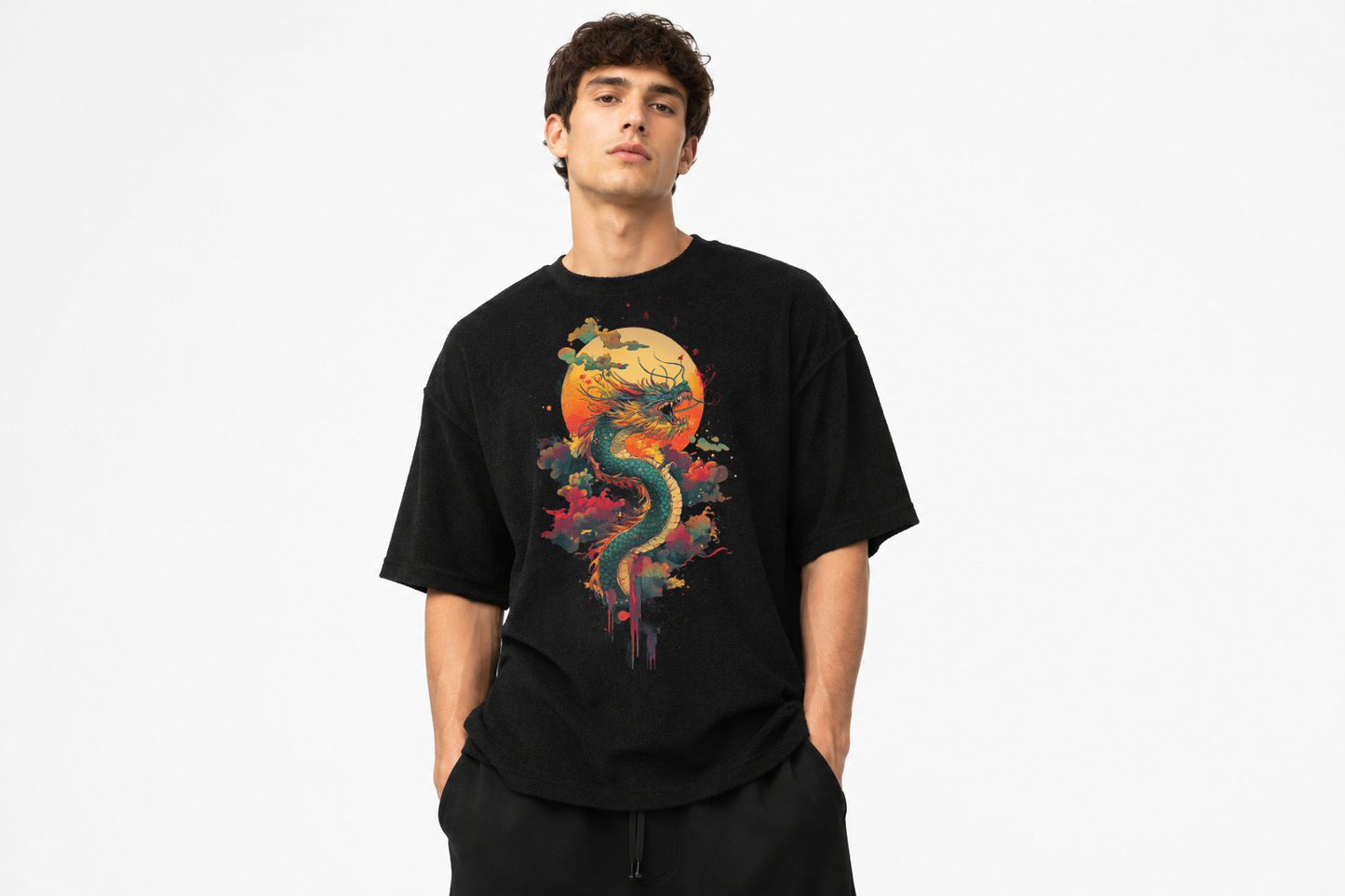 Unisex Oversized Anime Streetwear Tee