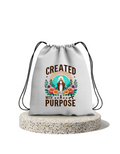 Christian Design | Drawstring Cotton Bag | Premium Christian Sport & Travel Bag
