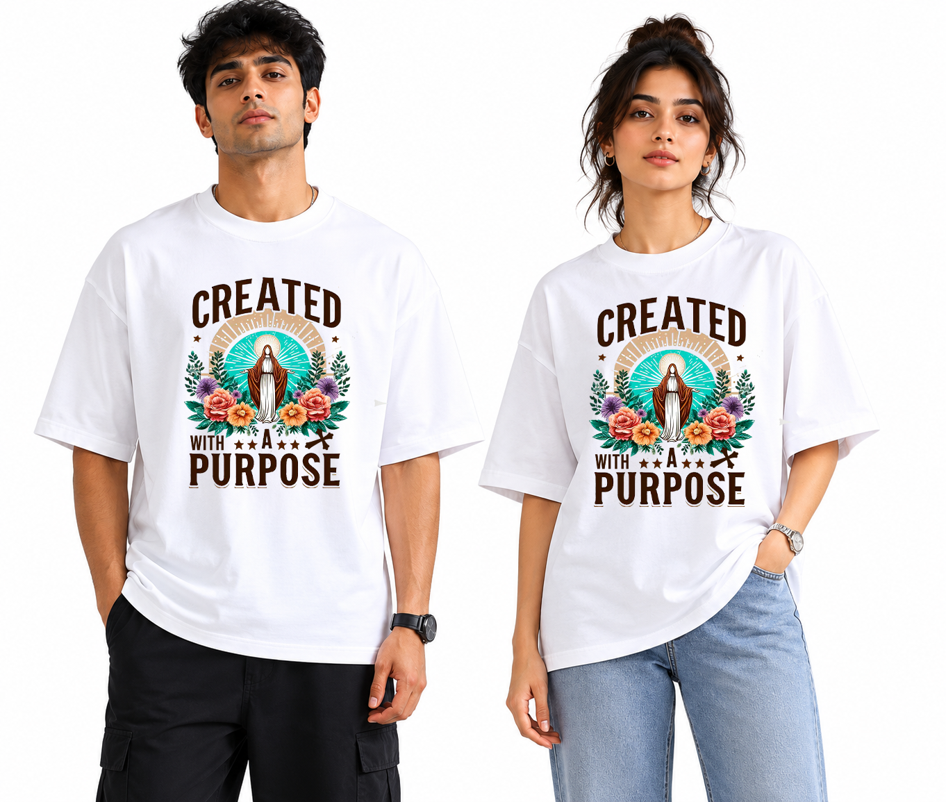 Heavyweight Drop Shoulder Oversized T-Shirt