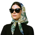Luxe Printed Satin Scarf – Lightweight, Soft & Silky Smooth