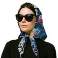 SilkTouch Printed Scarf – Smooth, Flowy & Lightweight Satin