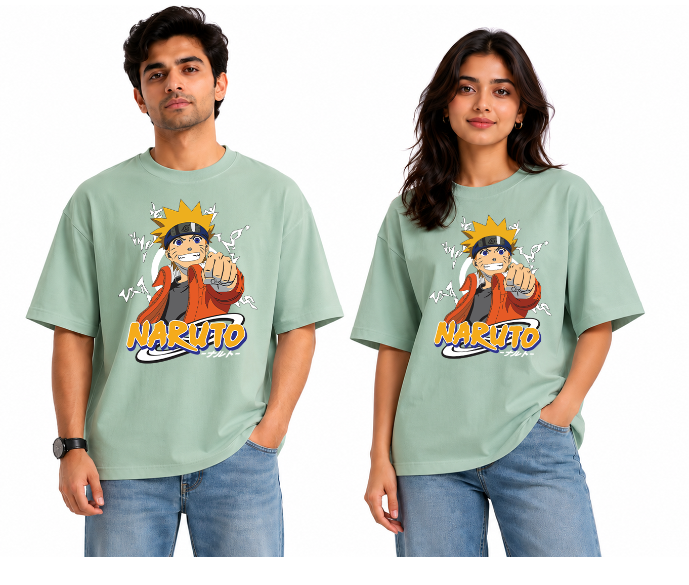 Unisex Oversized Anime Streetwear Tee