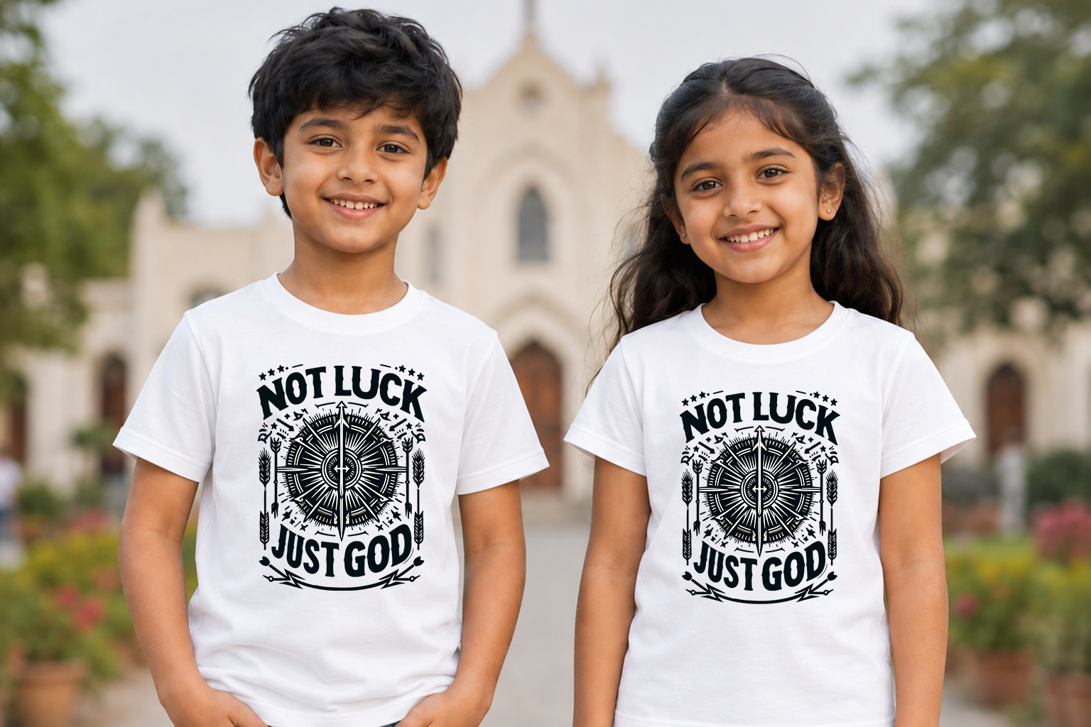 Premium Kids Cotton Crew Tee – Soft & Durable