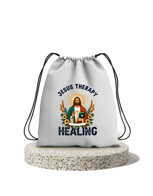 Christian Design | Drawstring Cotton Bag | Premium Christian Sport & Travel Bag