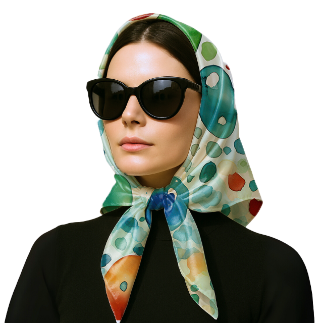 Luxe Printed Satin Scarf – Lightweight, Soft & Silky Smooth