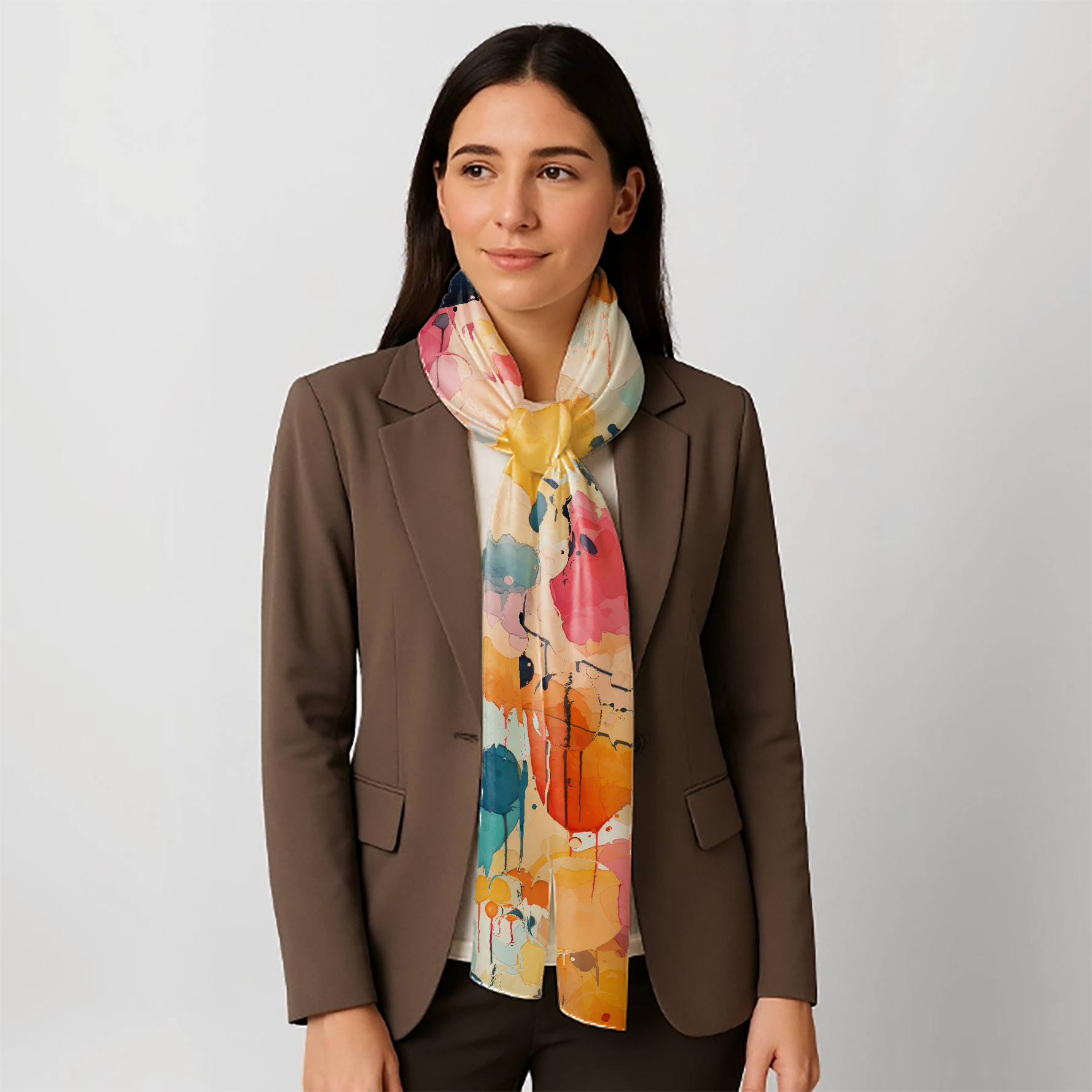 SilkGlow Printed Stole – Soft, Flowy & Lightweight Elegance