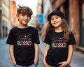 Christian Quotes Printed T-Shirt for Boys & Girls | 100% Cotton Classic Crew Neck | Soft Everyday Christian Wear