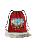 Christian Quotes Drawstring Cotton Bag | Premium Christian Sport & Travel Bag