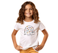 Christian Quotes Printed T-Shirt for Boys & Girls | 100% Cotton Classic Crew Neck | Soft Everyday Christian Wear