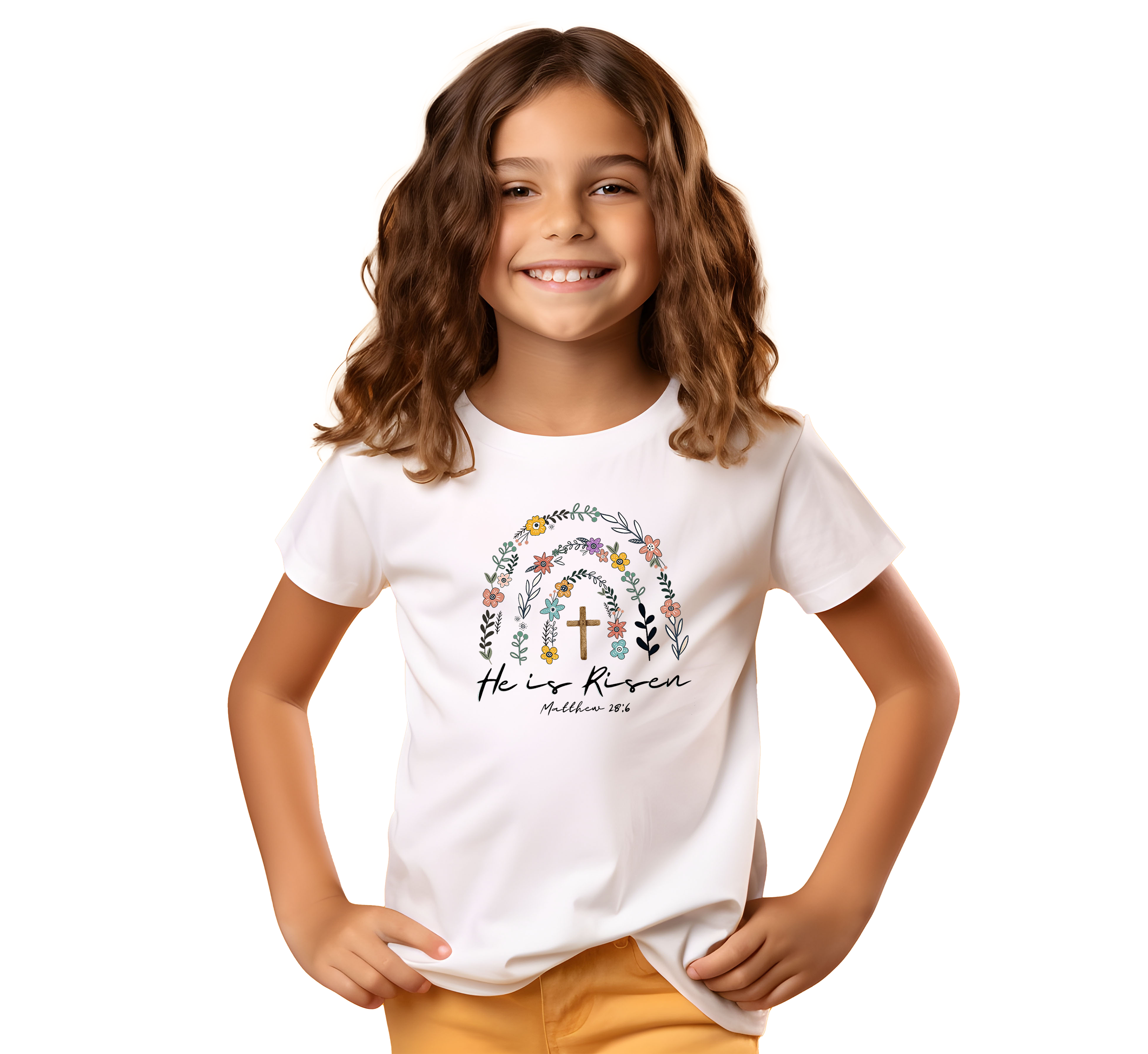Christian Quotes Printed T-Shirt for Boys & Girls | 100% Cotton Classic Crew Neck | Soft Everyday Christian Wear