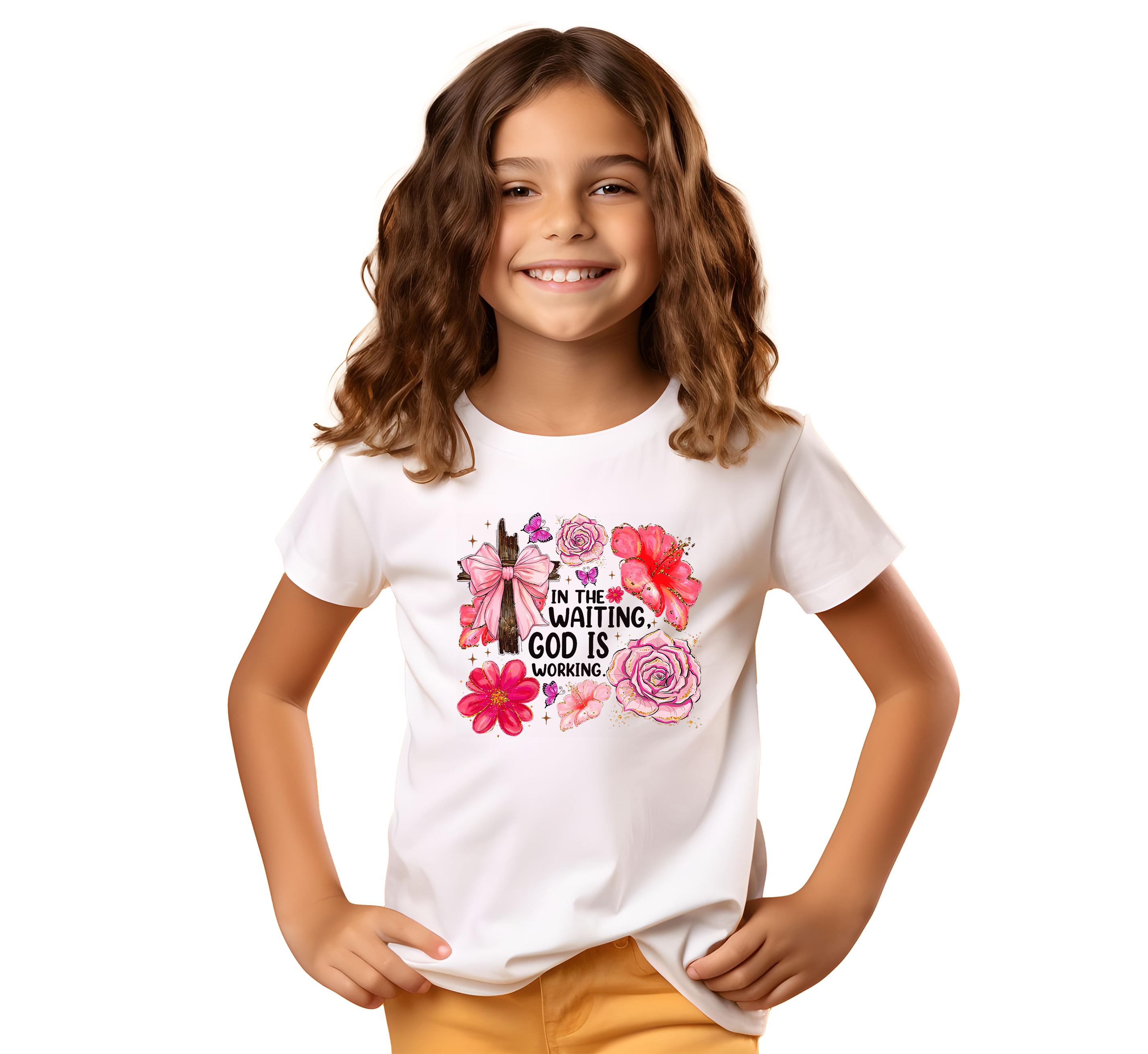Christian Quotes Printed T-Shirt for Boys & Girls | 100% Cotton Classic Crew Neck | Soft Everyday Christian Wear