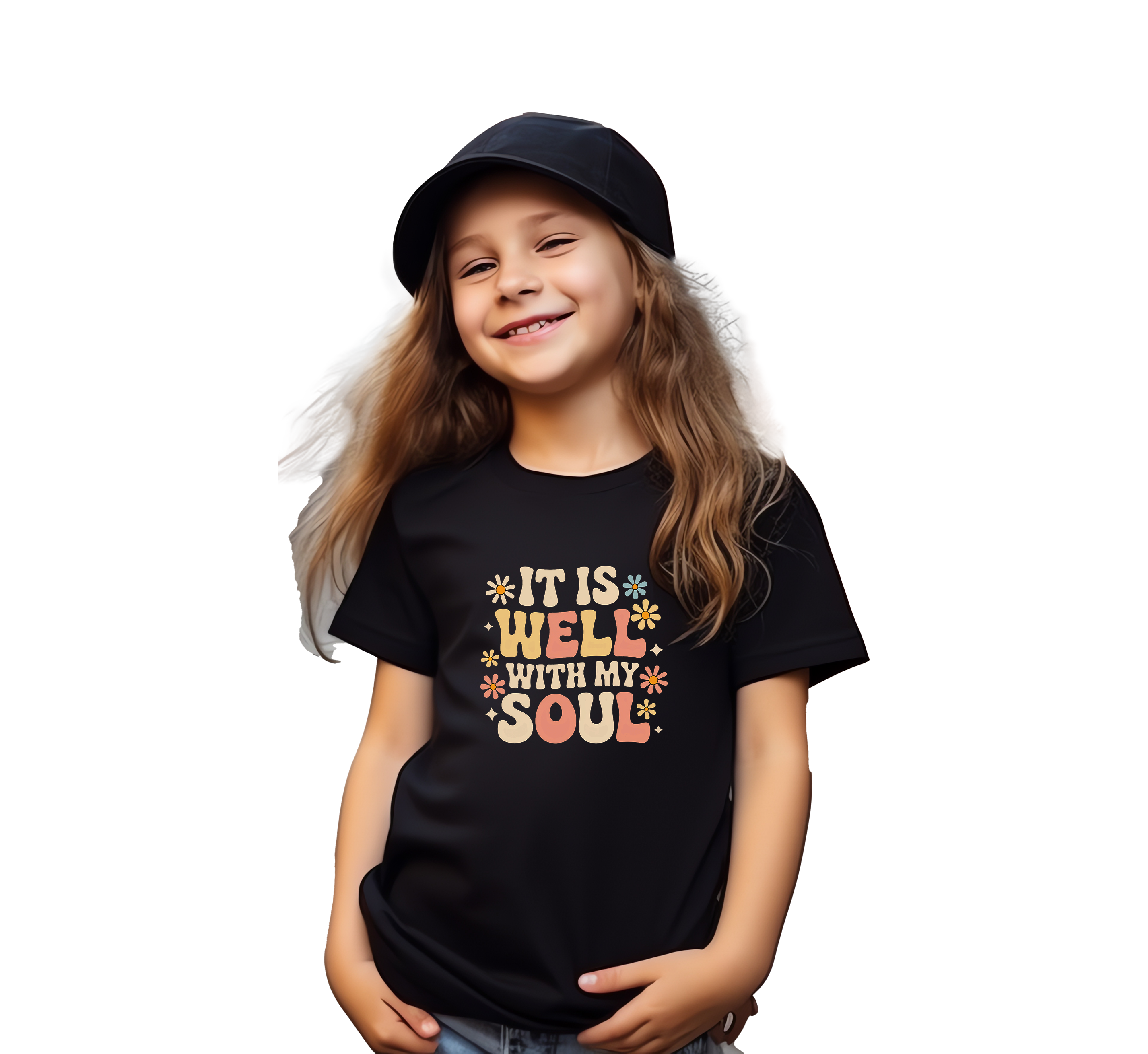 Christian Quotes Printed T-Shirt for Boys & Girls | 100% Cotton Classic Crew Neck | Soft Everyday Christian Wear