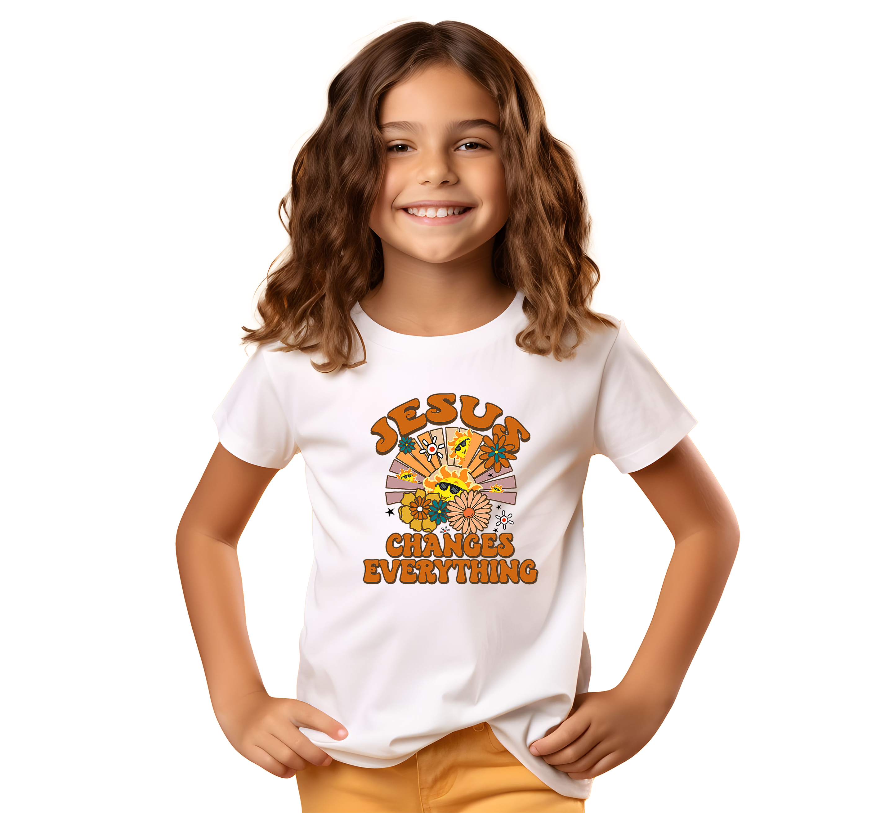 Christian Quotes Printed T-Shirt for Boys & Girls | 100% Cotton Classic Crew Neck | Soft Everyday Christian Wear