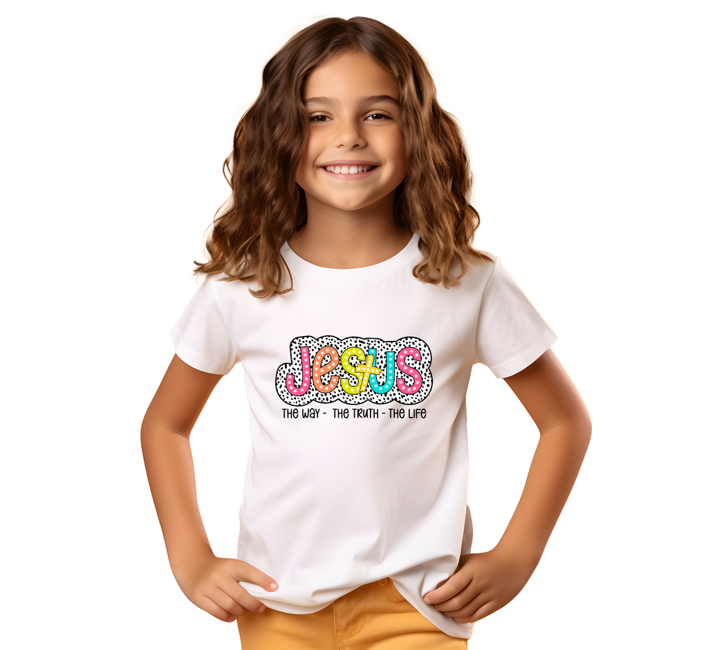 Christian Quotes Printed T-Shirt for Boys & Girls | 100% Cotton Classic Crew Neck | Soft Everyday Christian Wear