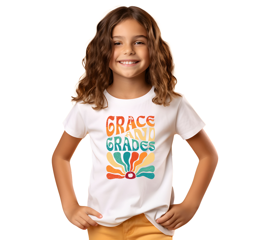 Christian Quotes Printed T-Shirt for Boys & Girls | 100% Cotton Classic Crew Neck | Soft Everyday Christian Wear