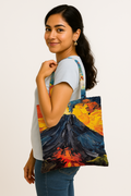 Durable Cotton Tote with Inner Compartments