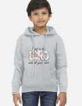 Trust in the Lord, With All Your Heart Kids Hoodie | Christian Quote Printed Hoodie | 100% Cotton Premium Comfort