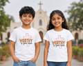 Christian Quotes Printed T-Shirt for Boys & Girls | 100% Cotton Classic Crew Neck | Soft Everyday Christian Wear